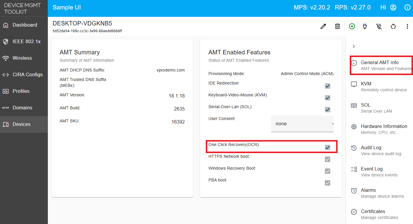 Figure 4: Enable HTTPS Network Boot